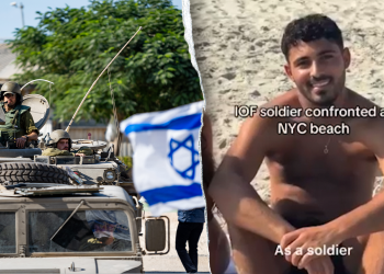 Anti-Israel activist confronts former IDF soldier on New York beach, gets questioned in return