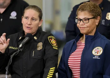Ex-LA fire chief lodges claim against city, accusing mayor Karen Bass of ‘smear campaign’