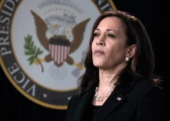 Harris is speaking. This time, she isn’t bending to Biden’s bullies