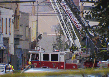Baltimore fire causes building collapse in massive downtown emergency as arson teams, ATF investigate