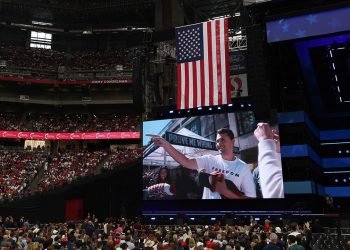 Leaders and influencers flood social media with tributes to Charlie Kirk as thousands pack Arizona memorial