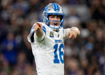 Lions sack Lamar Jackson 7 times while rushing for 225 yards in win over Ravens