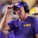 LSU, Florida players steamroll coach Brian Kelly on sidelines
