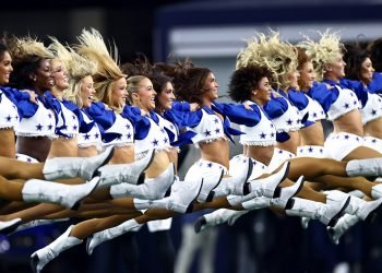 Dallas Cowboys cheerleaders during the 2025 NFL season