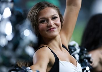 Philadelphia Eagles cheerleaders during the 2025 season