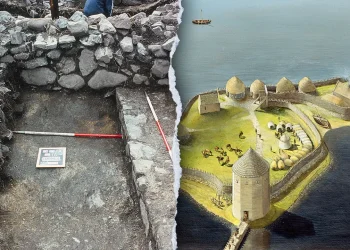 Forgotten medieval kingdom’s grand castle emerges after decades of research in Scotland