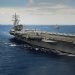 Trump’s aircraft carrier visit sends China a message: US sea power still rules the waves