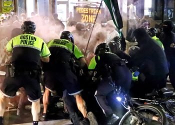 Pro-Palestinian agitators hit with felony ‘promotion of anarchy’ charges after riot in Dem-run city: officials