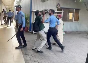 Police assault journalists after storming National Press Club