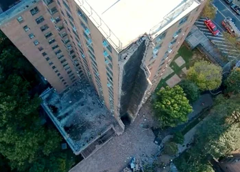 New York City high-rise apartment building suffers partial collapse