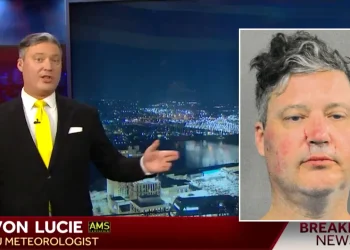 TV weatherman arrested after allegedly punching girlfriend ‘several times’ while her kids were nearby